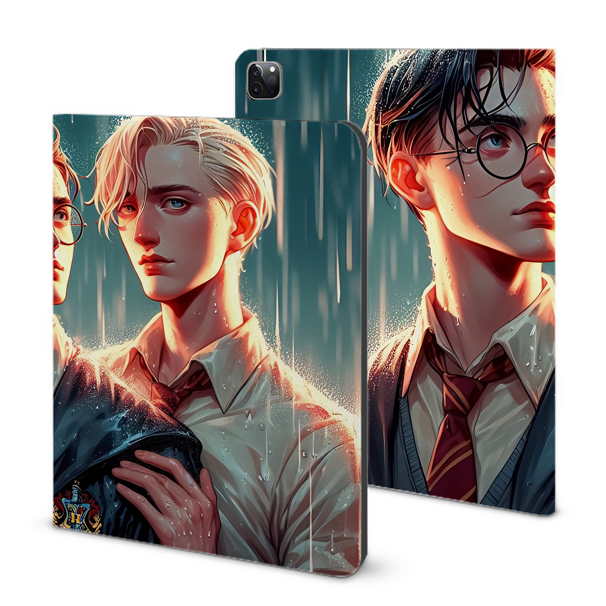 （画像用） Harry Potter ハリー・ポッターシリーズ IPad ケース ブック型 PUレザー TPU 耐衝撃 軽量 薄型 ペン収納なし 全面保護 IPad 各モデル対応